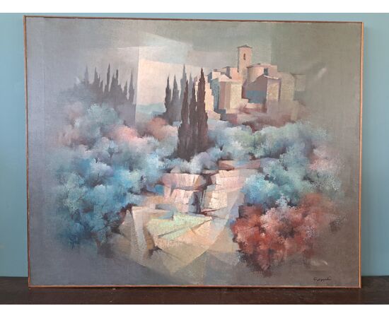 Paesaggio di Provenza, Paolo Frosecchi, 152 x 122 cm