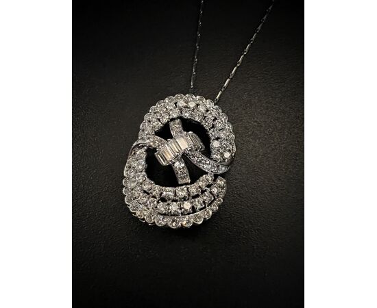 Pendente  con  Diamanti   4 ct.