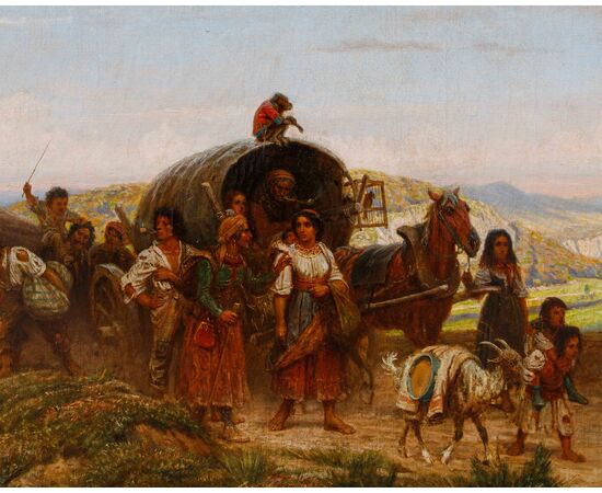 Adolf Northen (Münden, 6 novembre 1828 – Düsseldorf, 28 maggio 1876), Carovana in viaggio