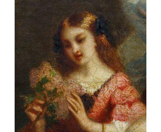Nicolas Auguste Laurens (Pontailler-sur-Saône, 1829-1908), Donne che colgono fiori