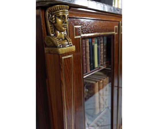 Libreria stile Empero, Palisandro