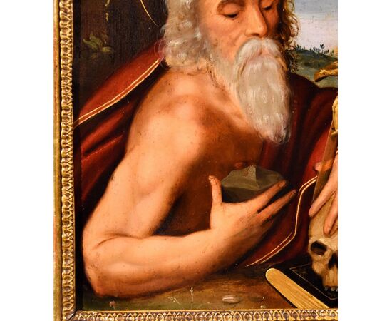 San Girolamo, cerchia Giuseppe Mazzuoli ,detto il Bastarolo (Ferrara 1536 - 1589)