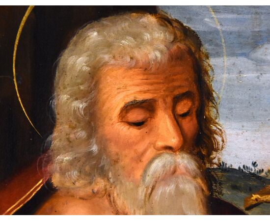 San Girolamo, cerchia Giuseppe Mazzuoli ,detto il Bastarolo (Ferrara 1536 - 1589)