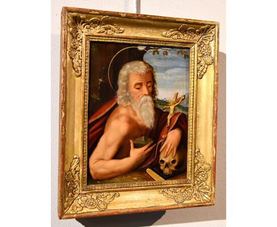 San Girolamo, cerchia Giuseppe Mazzuoli ,detto il Bastarolo (Ferrara 1536 - 1589)