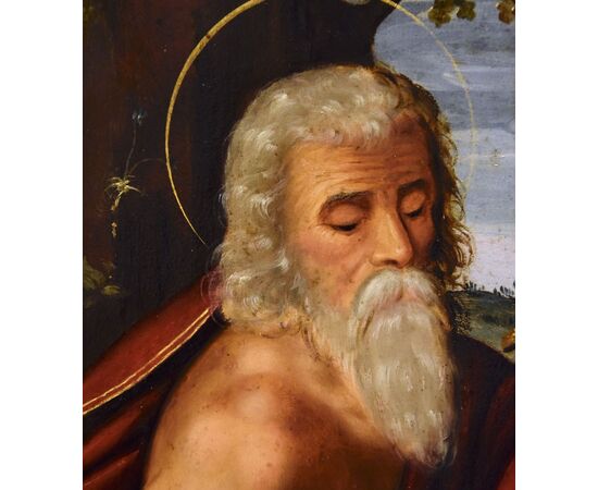 San Girolamo, cerchia Giuseppe Mazzuoli ,detto il Bastarolo (Ferrara 1536 - 1589)