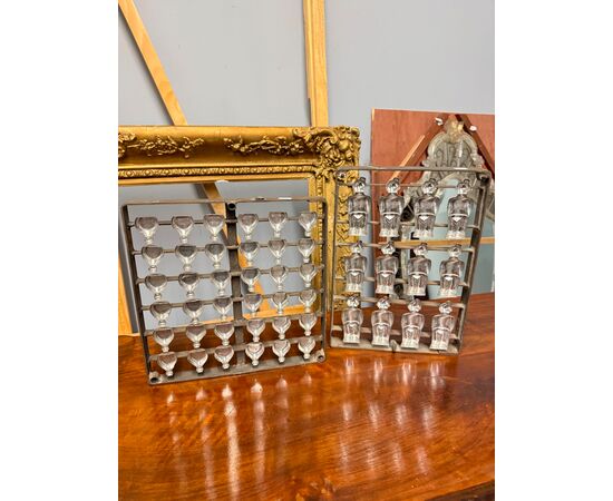 Coppia di stampini anni'30 per cioccolato e biscotti, rarità, in metallo, 36x27cm.