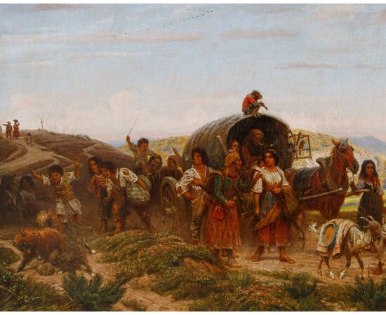 Adolf Northen (Münden, 6 novembre 1828 – Düsseldorf, 28 maggio 1876), Carovana in viaggio