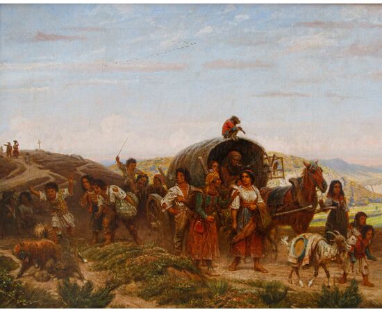 Adolf Northen (Münden, 6 novembre 1828 – Düsseldorf, 28 maggio 1876), Carovana in viaggio