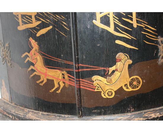 Angoliera Pensile Francese Decorata Cineserie metà 1800