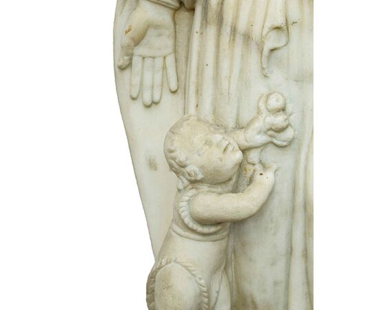 Scuola ligure, XVIII secolo, Madonna con bambino e S. Giovannino