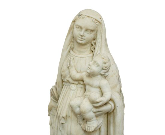 Scuola ligure, XVIII secolo, Madonna con bambino e S. Giovannino