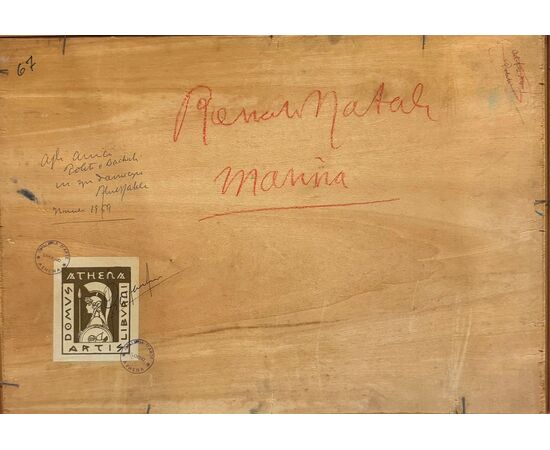 RENATO NATALI  "MARINA" -  DIPINTO NEL 1959