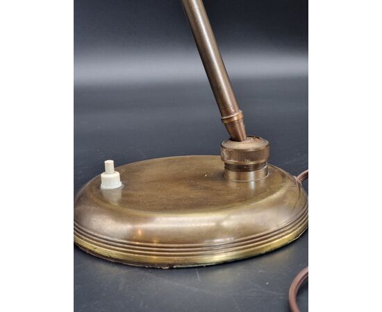 Lampada da tavolo ministeriale attribuita a Giovanni Michelucci per Lariolux – Italia, anni '40
