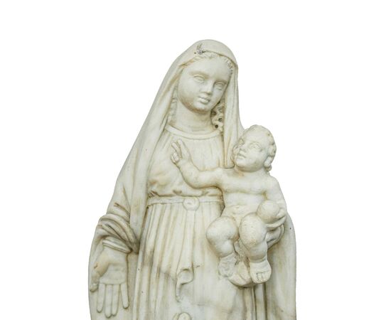 Scuola ligure, XVIII secolo, Madonna con bambino e S. Giovannino