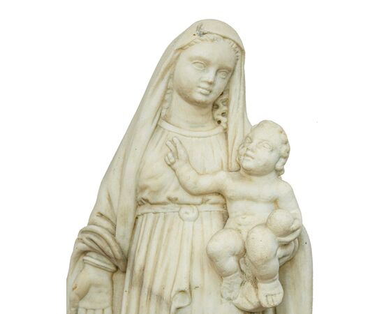 Scuola ligure, XVIII secolo, Madonna con bambino e S. Giovannino