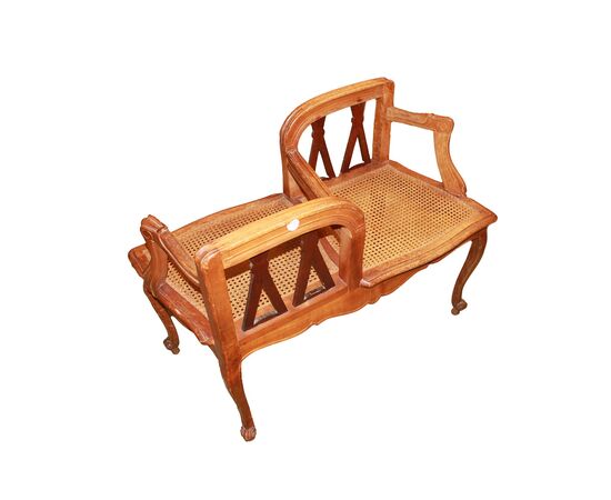 Divanetto Confident Francese Stile Provenzale del 1800