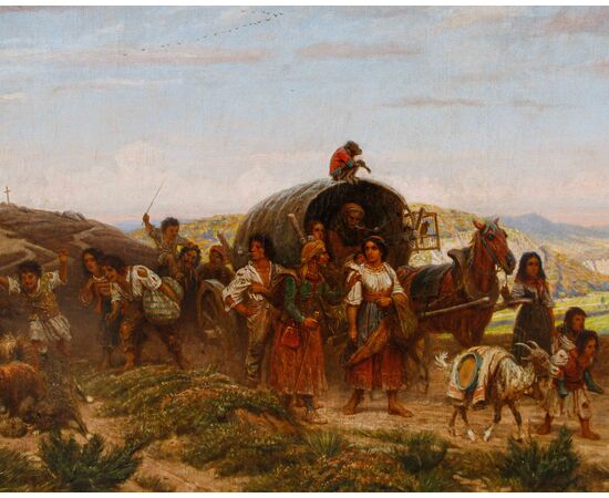 Adolf Northen (Münden, 6 novembre 1828 – Düsseldorf, 28 maggio 1876), Carovana in viaggio
