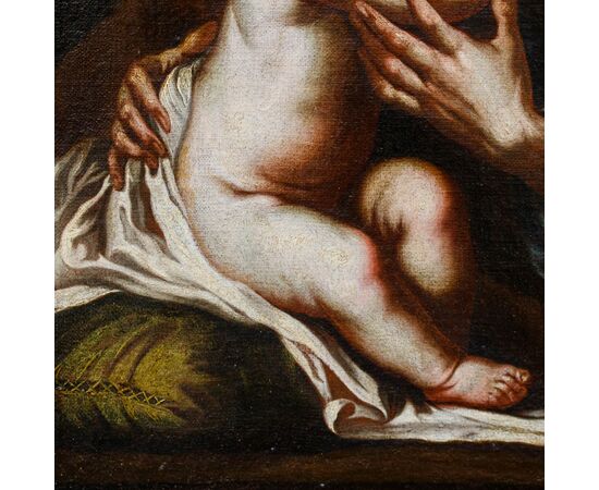 Seguace di Giuseppe Nogari (Venezia, 1699 – ivi, 1763), San Giuseppe con il Bambino