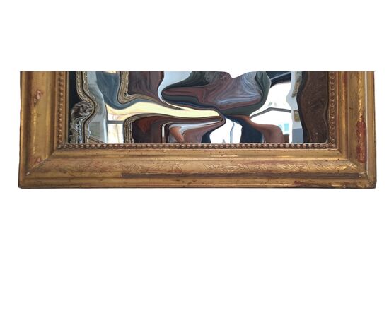 SPECCHIERA IN LEGNO DORATO - FRANCIA - XIX SEC.