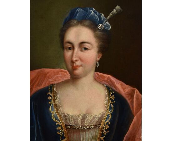 Ritratto di gentildonna, François de Troy (Tolosa 1645 – Parigi 1730) bottega/cerchia di 
