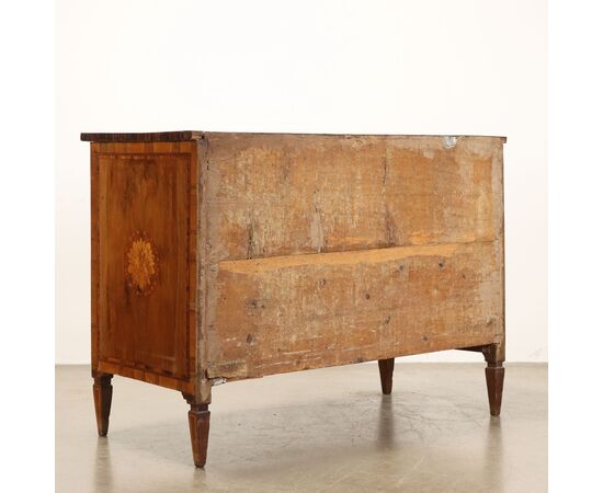 Cassettone Neoclassico Lombardia Fine XVIII Secolo