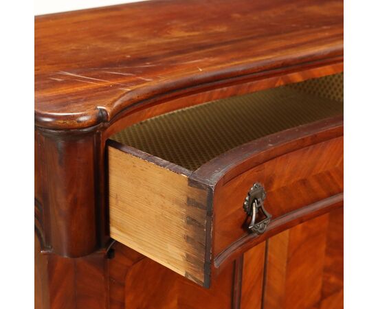 Credenza Umbertino in Mogano Italia Fine XIX Secolo