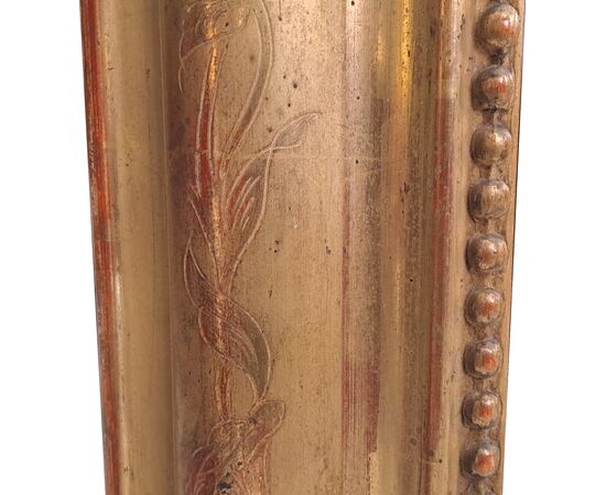 SPECCHIERA IN LEGNO DORATO - FRANCIA - XIX SEC.