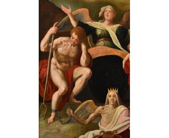 Redenzione di Adamo ed Eva dopo la cacciata dall’Eden, Jacob de Backer (Anversa, 1555 circa – 1585 circa)