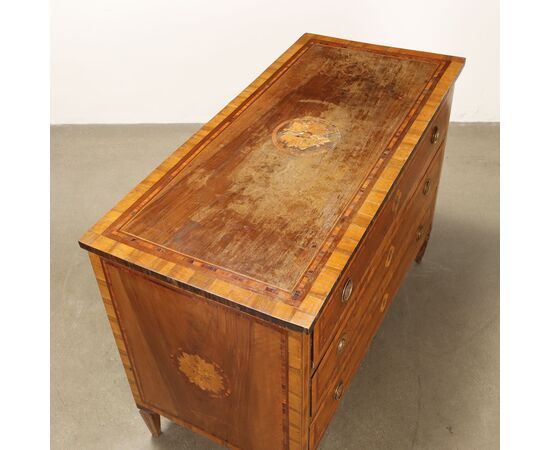 Cassettone Neoclassico Lombardia Fine XVIII Secolo