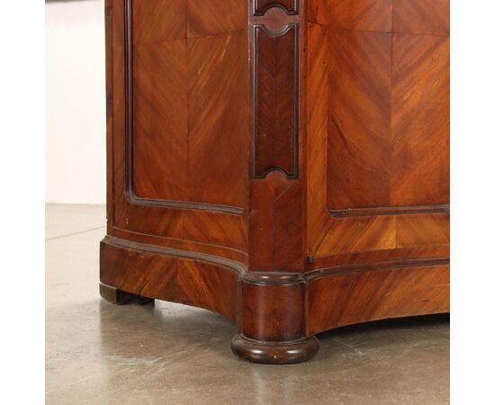 Credenza Umbertino in Mogano Italia Fine XIX Secolo