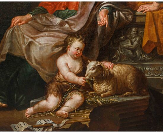 Scuola rubensiana del XVII secolo, Ecce Agnus Dei
