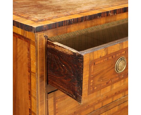 Cassettone Neoclassico Lombardia Fine XVIII Secolo