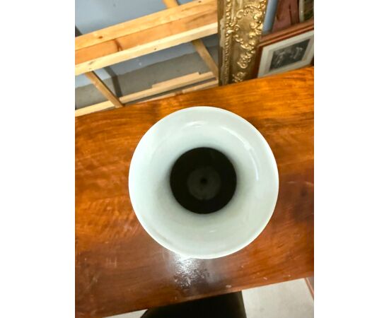 Vaso cinese in porcellana dinastia Qing, XX sec, 38x15cm