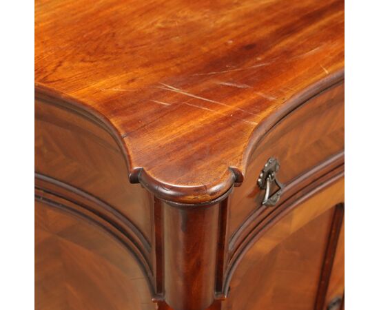 Credenza Umbertino in Mogano Italia Fine XIX Secolo