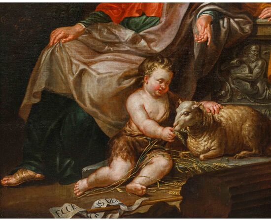 Scuola rubensiana del XVII secolo, Ecce Agnus Dei