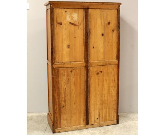 Antico classificatore archivio schedario serranda in rovere
