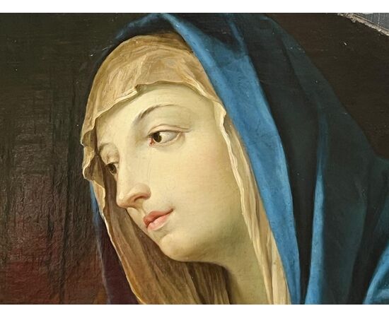 Madonna con il bambino dormiente