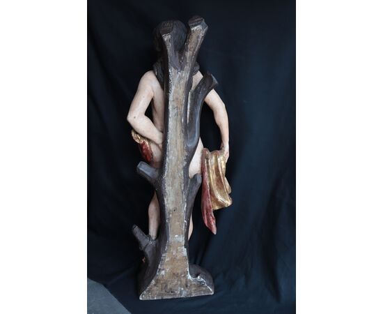 Scultura lignea: San Sebastiano, Italia, '700