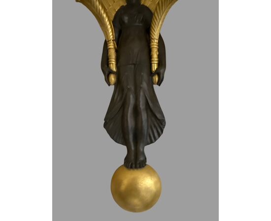 Coppia di appliques impero