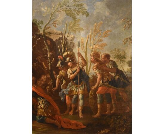 Alessandro Magno concede clemenza ai Persiani, Francesco Fontebasso (Venezia 1709 - Venezia 1769)