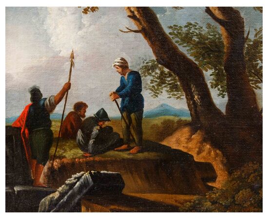 Bottega di Salvator Rosa (Napoli, 1615 – Roma, 1673), La sosta
