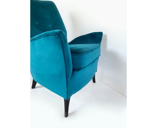 Coppia di poltrone attr. Gio Ponti per ISA Bergamo - 1950
