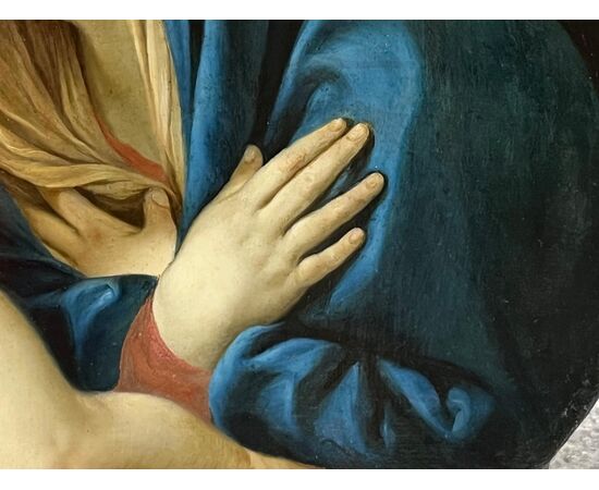 Madonna con il bambino dormiente