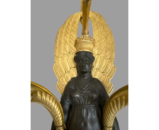Coppia di appliques impero