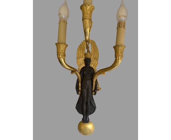 Coppia di appliques impero