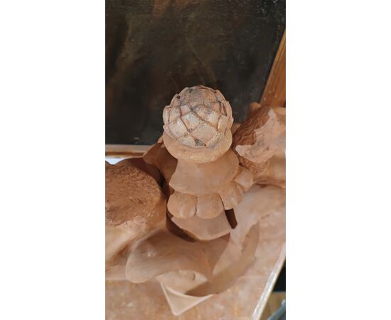 COPPIA DI VASI IN TERRACOTTA NEOCLASSICI FINE DEL XVIII SECOLO