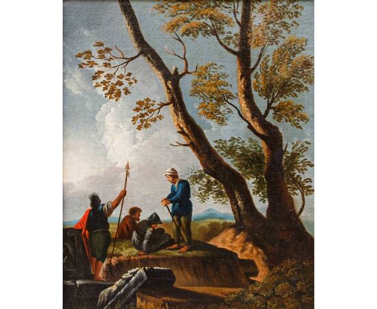 Bottega di Salvator Rosa (Napoli, 1615 – Roma, 1673), La sosta
