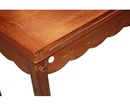 Tavolino da gioco francese della seconda metà del 1800 di Gusto Orientale