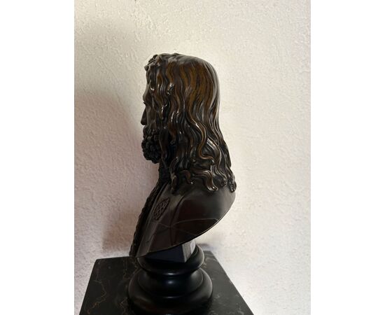 Busto di bronzo di un Cavalliere