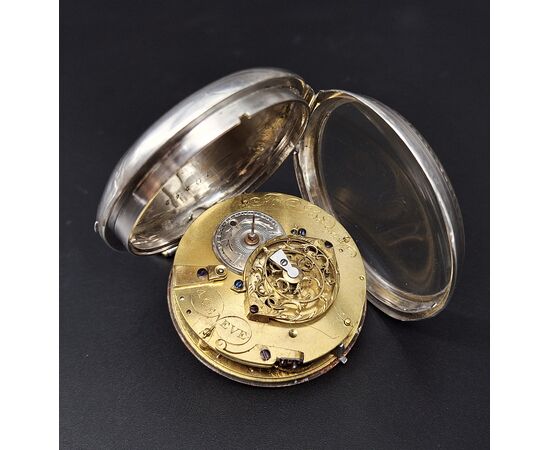 Orologio da tasca antico Freres Bordier, XVIII secolo 